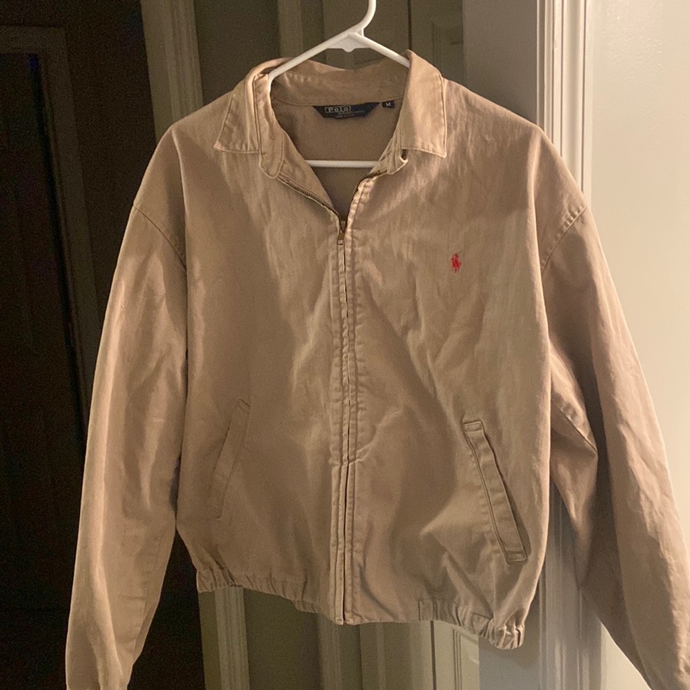 Polo zip up jacket